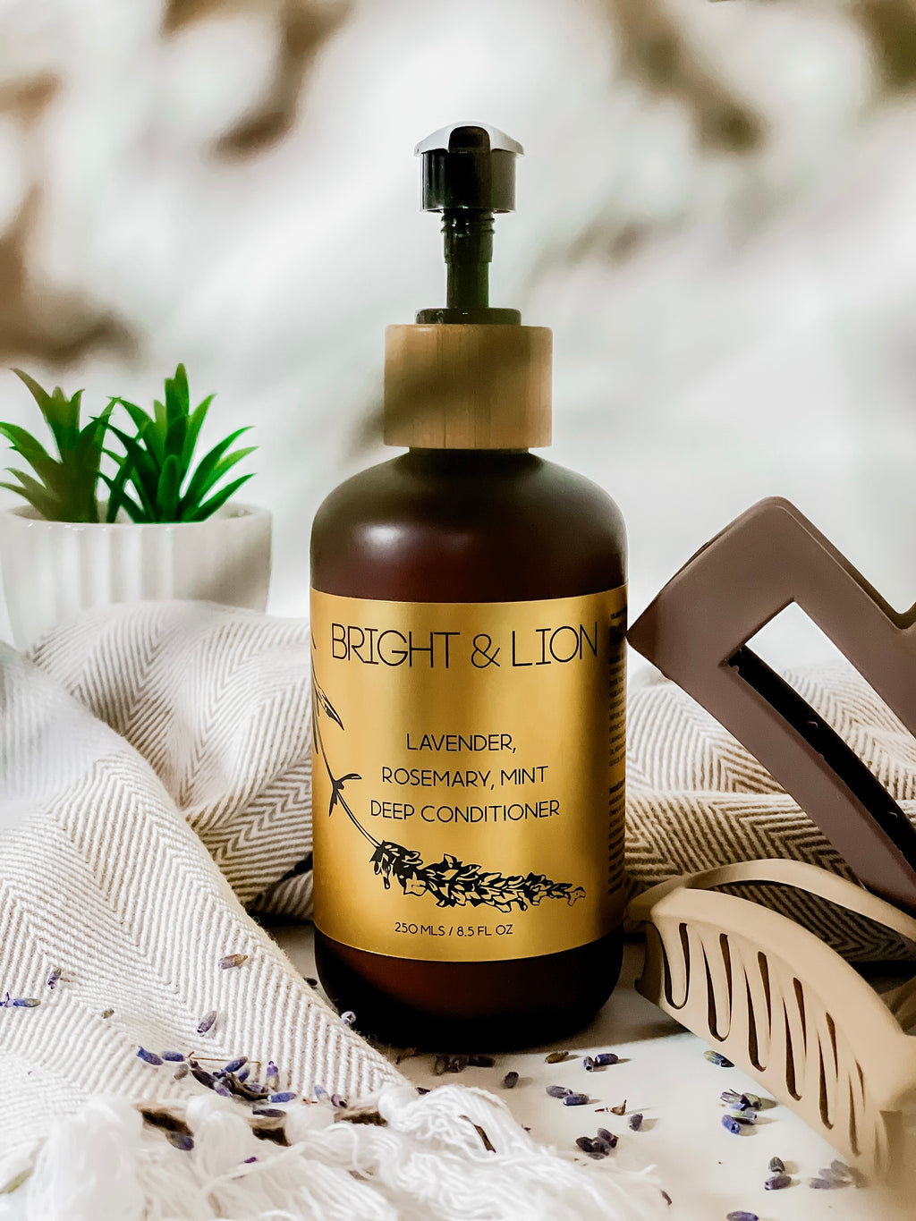 Lavender, Rosemary, Mint Deep Conditioner – Bright & Lion Botanicals